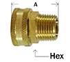 Swivel - FGH x Male Pipe Diagram 2